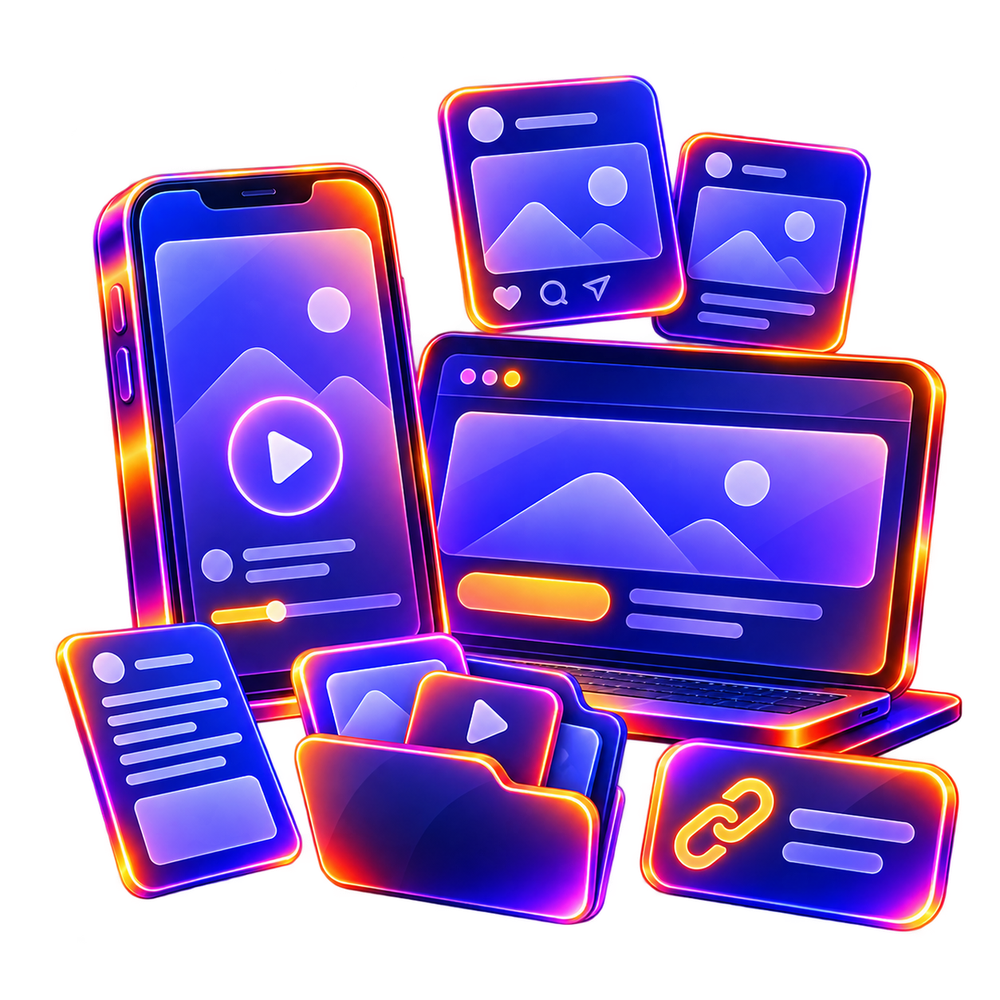 Optional affiliate toolkit with banners, videos, and a referral link